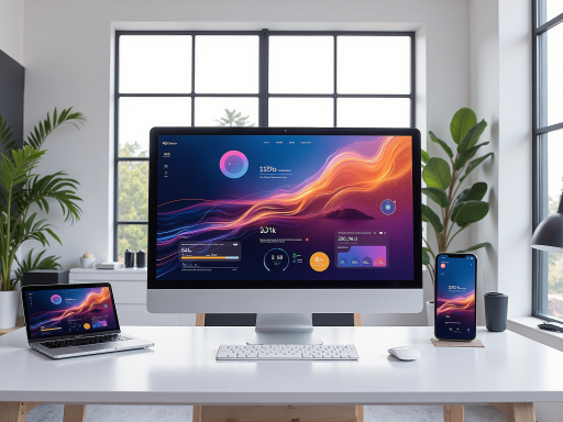 现代化天气预报界面显示各种气象数据图表，包括温度曲线、降雨概率、风速变化等信息，界面设计简洁直观，色彩搭配专业大气